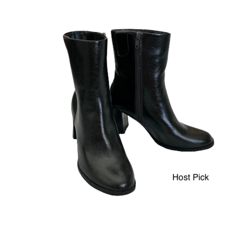 NWOT a new day Women's Size 9 1/2 Deep Dark Green Jenelle Dress High Heel Boots